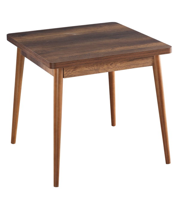 Hanah Home Mesa de Comedor Flora Barok - Nogal